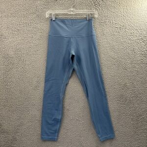 Lululemon Align High Rise Leggings 25" Utility Blue Athletic Athleisure Women 6
